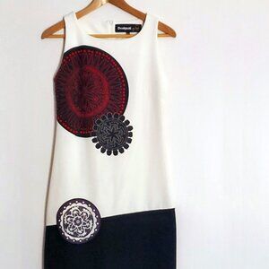 DESIGUAL Women's Graphic Sleeveless Sheath Dress